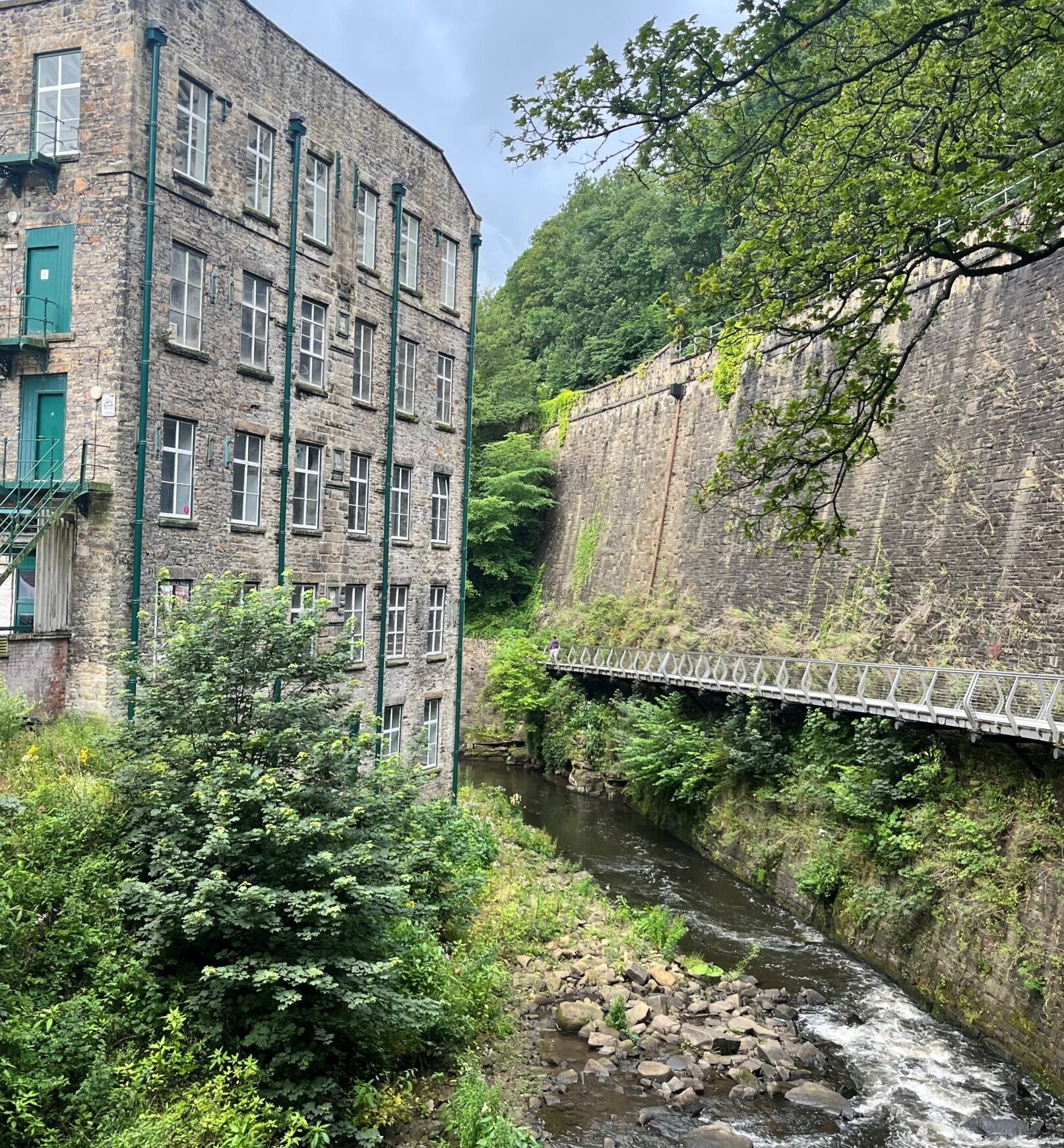 New Mills Central - Millenium Bridge