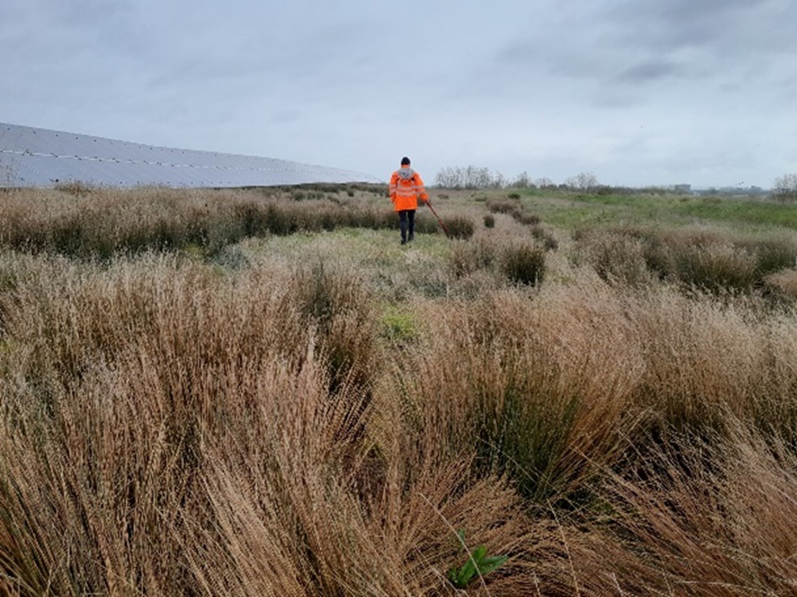 GGS sweep over survey image